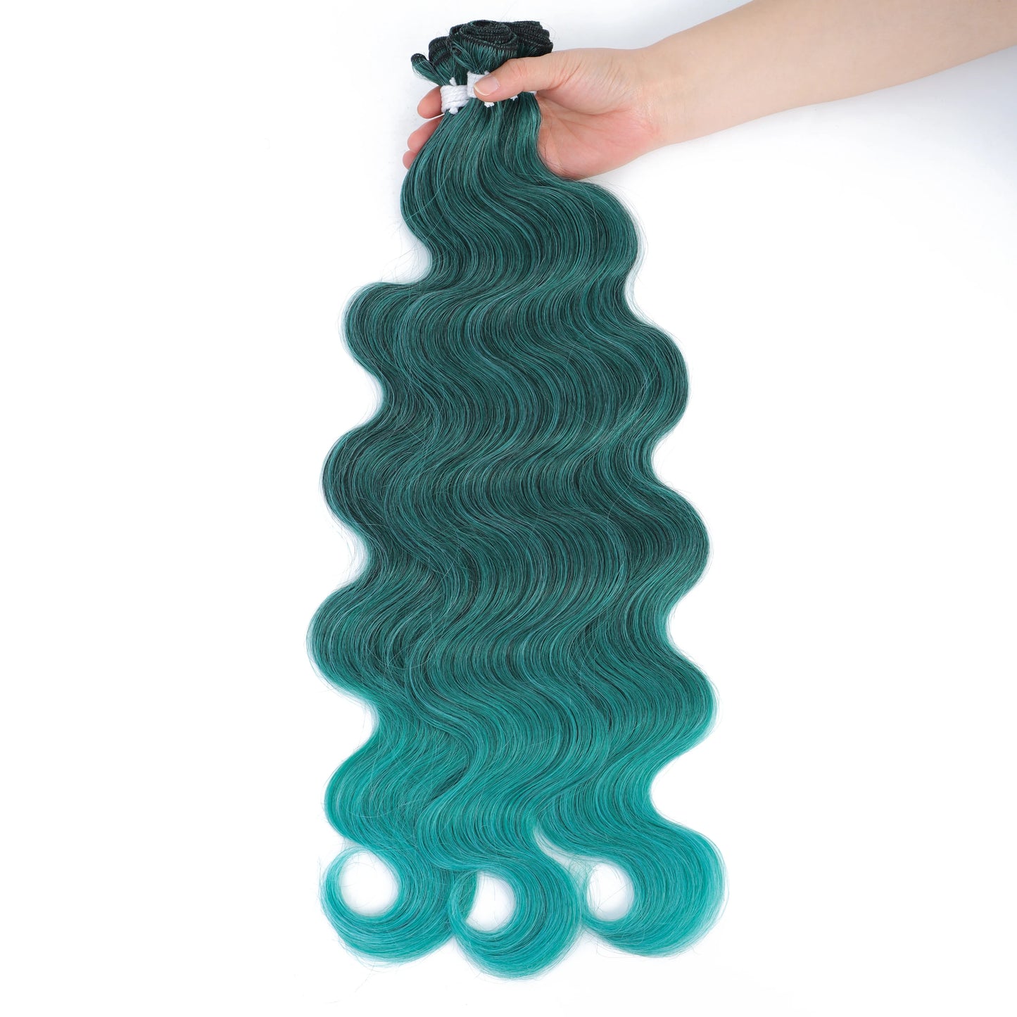 Gladys Body Wave Hair Bundles 26 Inch Soft Long Synthetic Body Wave Hair Weave White Grey  613 Blonde 100g Hair Extensions