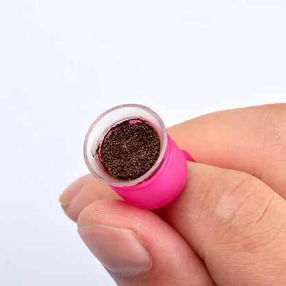 100/50/10PCS Tattoo Ink Ring Cups Microblading Pigment Ring Cap With Sponge Plastic Tattoo Tool Permanent Makeup Accessories