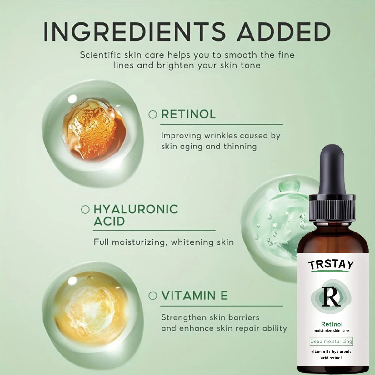 TRSTAY Retinol 2.5% Professional Skin Care Facial Serum