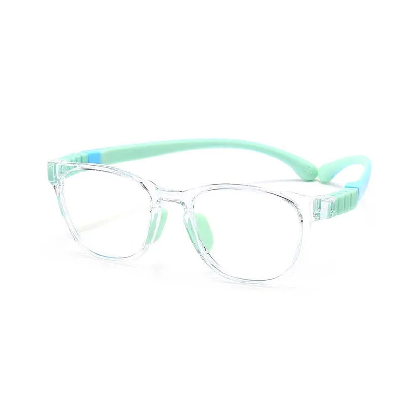 54905 Children Silicone Anti-Blue Light Glasses Flexible Removable Sport Eyeglasses Frame Girls Boys Mobile Phone Glasses