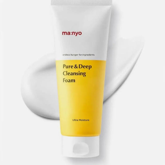 Deep Cleansing Foam 200ml Facial Cleanser Moisturizing  Gentle Cleaning Oil Control Moisturizing Shrink Pores Face Skin Care