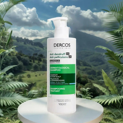 Dercos Oil-Control Shampoo Removes Dandruff Repairs Damaged Hair Improves Scalp Environment For Hair Care