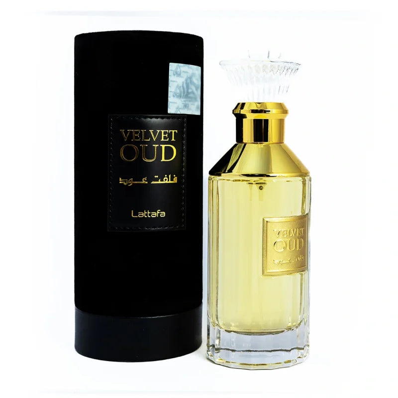 Velvet Oud by Lattafa Perfumes bottle