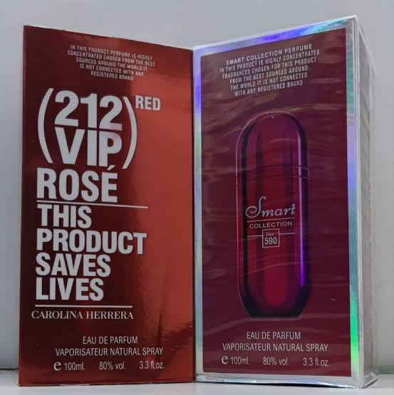 Smart collection perfume number 590 ...212 VIP rose