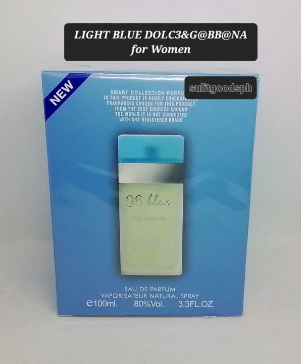 Light blue dolce Gabbana 100 mls smart collection