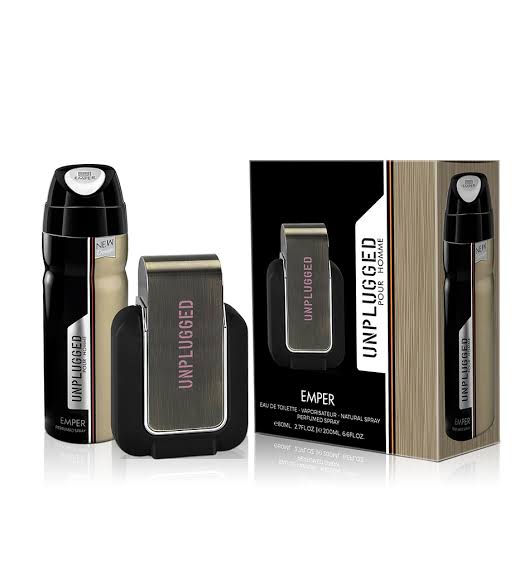 Unplugged perfume set bottle