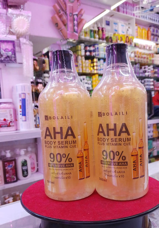 Bolaili AHA Face & Body Serum with Vitamin C & E (500ml)