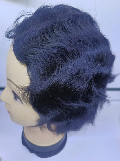 Premium Short Human Hair Pixie Cut Wig – Original Human Hair