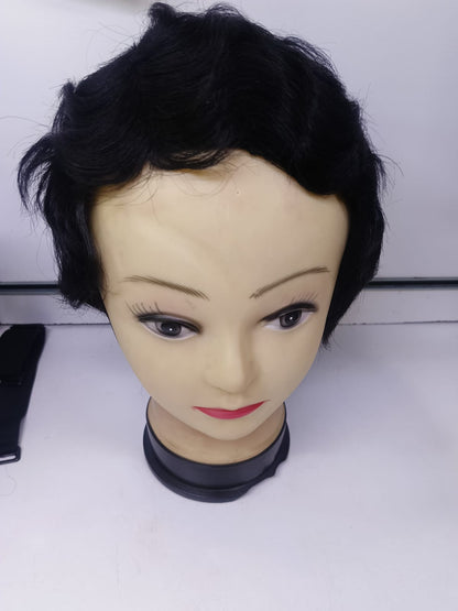 Premium Short Human Hair Pixie Cut Wig – Original Human Hair