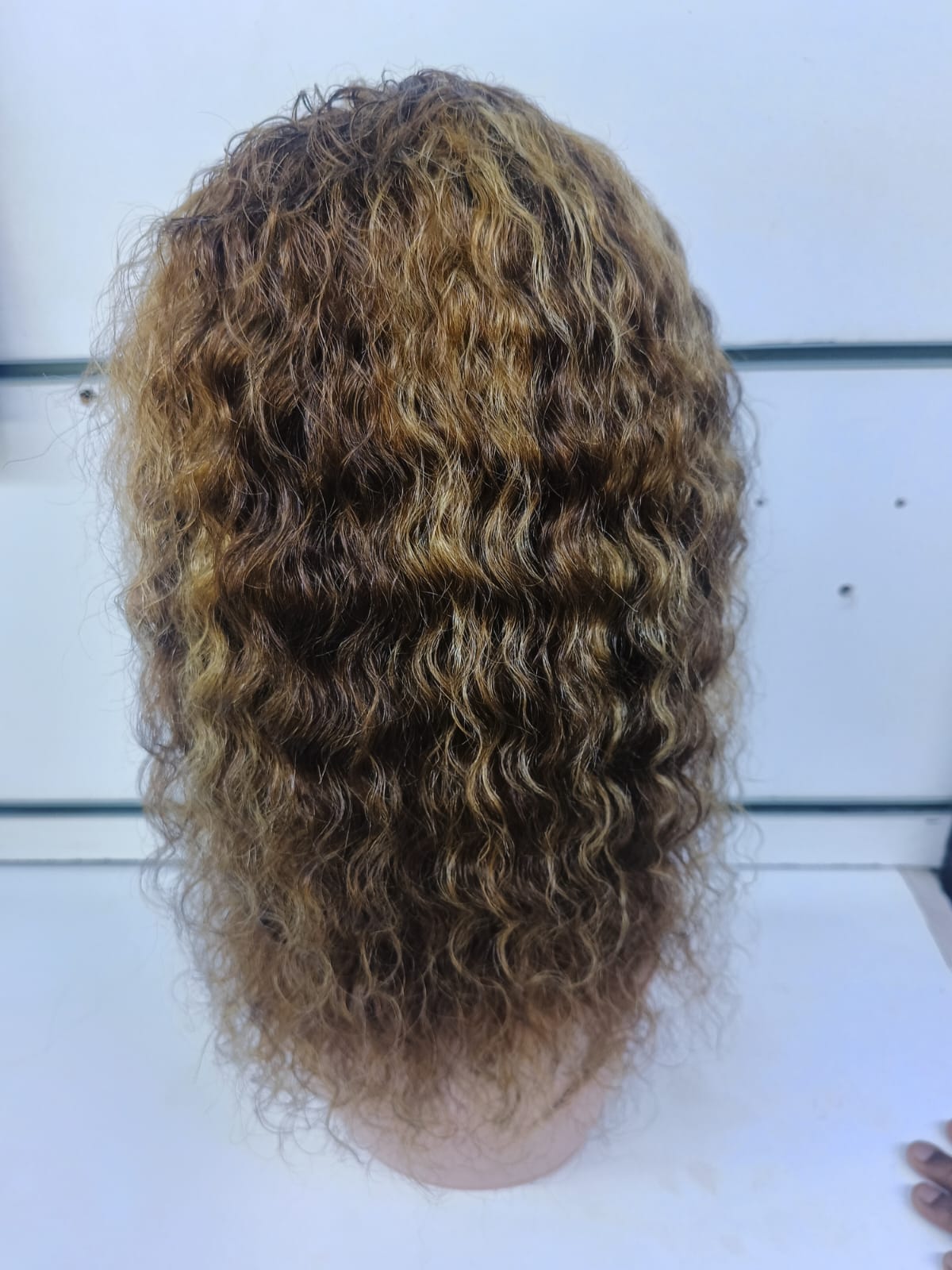Luxury 14-Inch Original Human Hair Highlight Body Wave HD Lace Front Wig – Premium Blonde Highlights