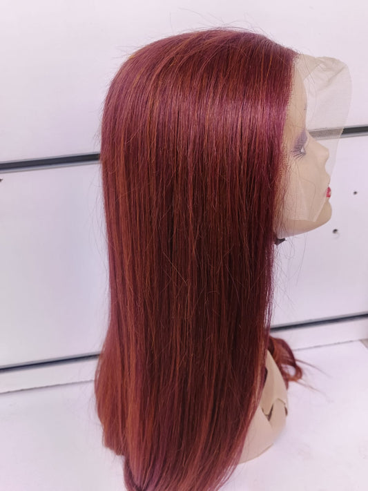 Ruby Luxe – Premium Semi-Human Straight Lace Front Wig