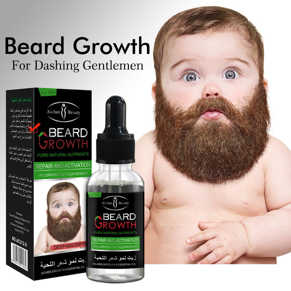 Barbe Beard Essentital Oil Beard Growth Enhancer Pure Natural Nutrients Beard Oil for Men Facial Nutrition Beard Care