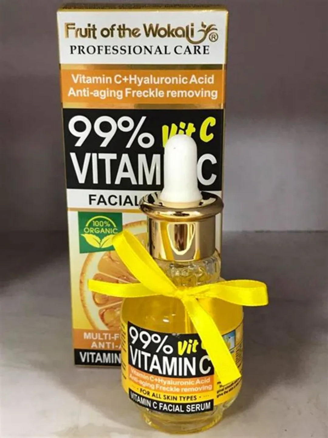Fruit Of The Wokali Vitamin C Facial Serum 99% Professional Care serum