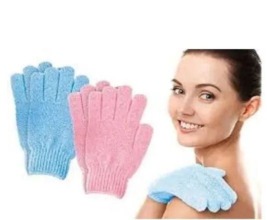 4 PAIRS - Bathing Gloves Exfoliating Bathing Cleaning Gloves Body Scrubber helps to precisely clean and gently remove dead skin cells body scrub gloves shower glove, bathing gloves