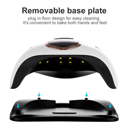 168W Bluecue Nail Dryer 36 Led UV Lamp LED UV Light Nails Dryer Manicure Dry Gel Polish Lamp Automatic Sensing Gel Polish Drying Lamp For Nail Art Salon Tools