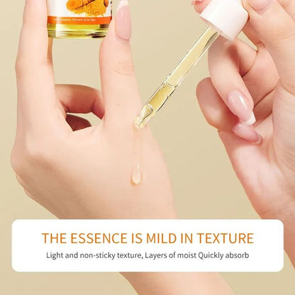 Sadoer 2 in 1 Set of Tumeric Anti Oxidation Turmeric Soap Bar + Turmeric Serum Anti Acnes, Like Vitamin C, it is Effective in Acne Removal, Pore Shrinking and Skin Tone Brightening