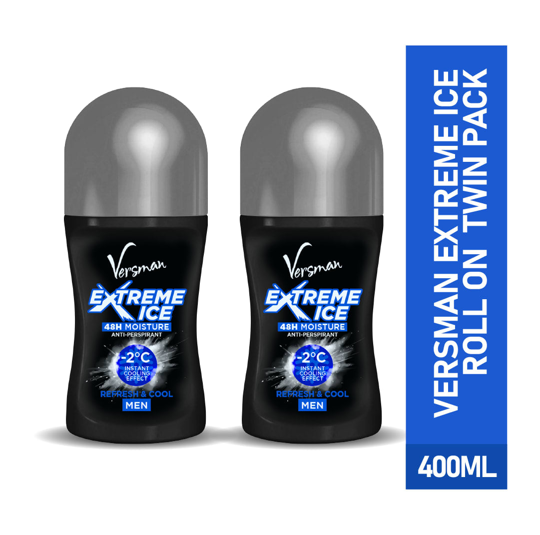 Versman Twin Pack Extreme Ice Roll On (Pack of 2)