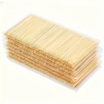 1000PCS Disposable Double Headed Toothpicks Natural Bamboo Floss Home Kitchen Restaurant Hotel Portable Teeth Cleaning Tool