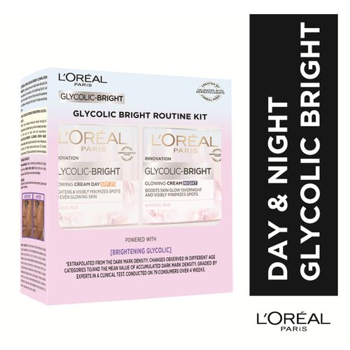 L'Oreal Paris Glycolic Bright Day & Night Routine Kit