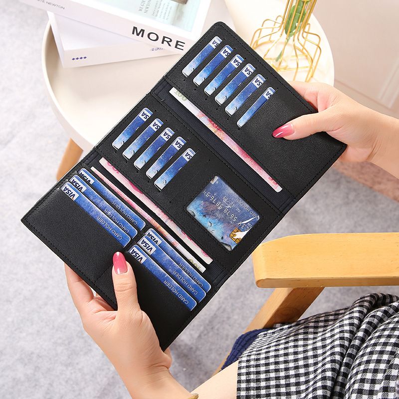 Women Wallet Ladies Coin Purse Tri-fold Geometric Patterns Wallet