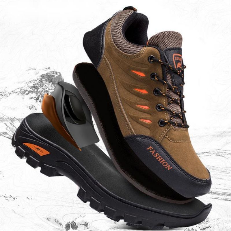 Leisure Outdoor Sports Mountaineering Work Commuter Shoes Thick Soled Camel Shoes For Men