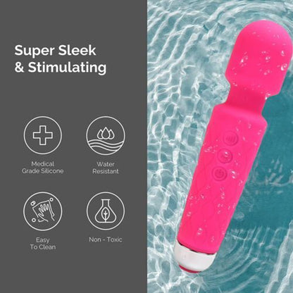 Sex Toy For Women Vibrator Magic Wand Body Massager Low pitched Adjustable Frequency Cordless deep Electric Back Massager