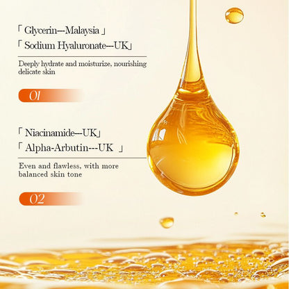 5-Piece V7 Brighten Skin Care Set Facial Cleanser Lotion Essence Water Cream Serum Multi-formula Repair