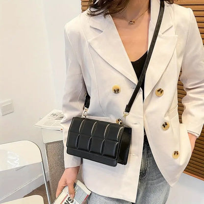 New Arrivals High Quality Square Women's Bag Small Square Bag Hand-held Cross-body Single Shoulder Bag.