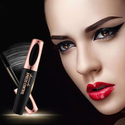 Waterproof mascara will last for a long time Makeup Eye black cross-border super long thin brush head, durable waterproof, thick, curly and non smudging
