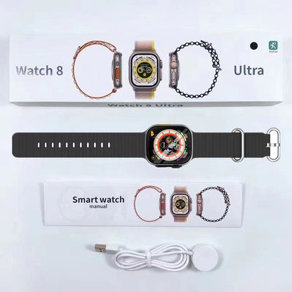 RichRipple Smart Watch Series 11 Ultra white Case with fashion Sport Band M wireless charging Fitness Tracker Blood Oxygen & ECG Apps Always-On Retina Display Water Resistant SmartWatch