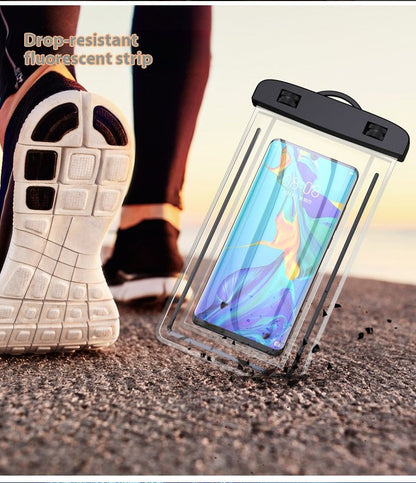 FRANK Waterproof Mobile Phone Cases Transparent Phone Underwater Storage Bag Swimming Diving Protective Swimming Bags Waterproof Phone Case Water proof Bag Mobile Phone Pouch PV Cover