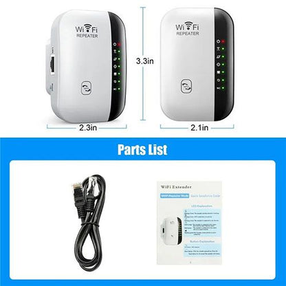 Upgraded Version 300Mbps Wireless WIFI Repeater 2.4G Booster Router WiFi Range Extender With network cable Wi-Fi Signal Amplifier 802.11N Network Card Adapter For PC 7 Status Light Wireless Repeater