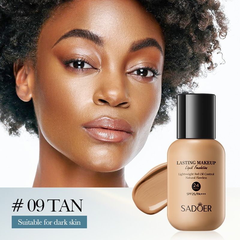 40ml SADOER Holding makeup liquid foundation natural lasting oil control is not easy to remove makeup concealer moisturizing dry skin bb cream for women moisturizing non-card powder