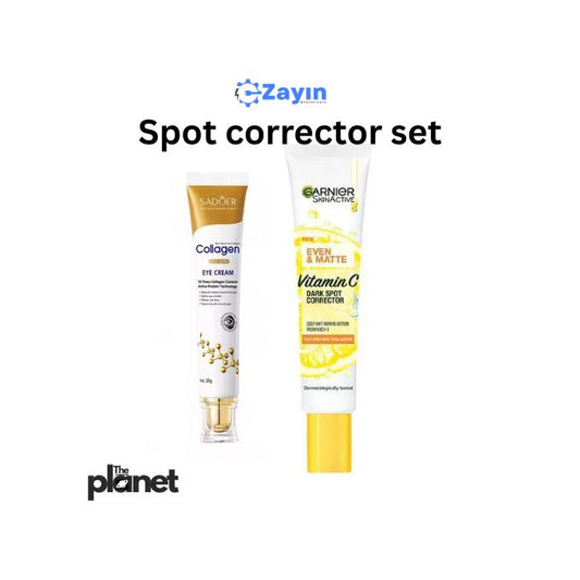 Advanced Vitamin C And Collagen Spot Corrector Kit For Hyperpigmentation, Skin Brightening, Blemish Control, And Even Skin Tone