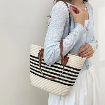 Mateamoda Open-top Canvas Tote Bag