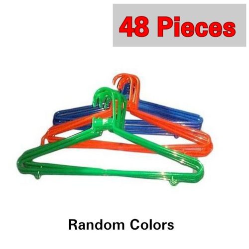 Plastic Normal Clothes Hangers 48PCS