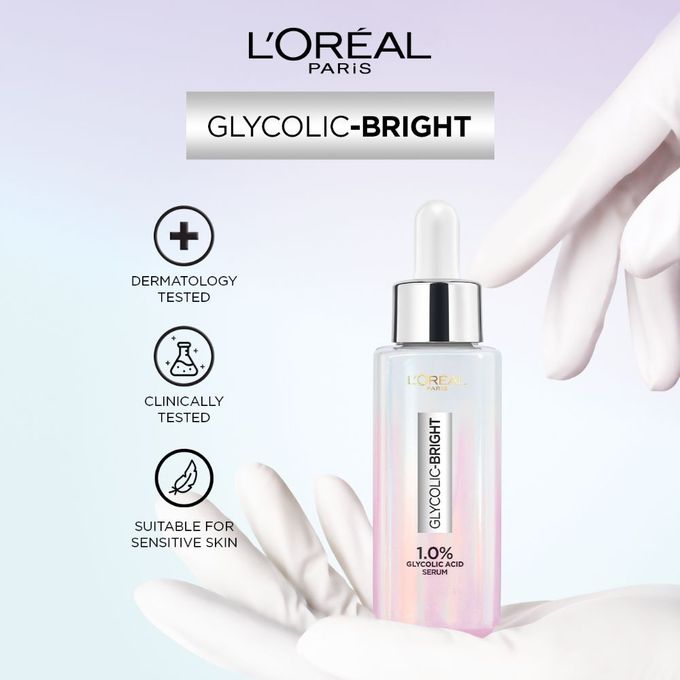 【Discounted】L'Oreal Paris GLYCOLIC BRIGHT SERUM 15ML
