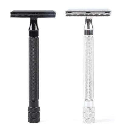 Double Edge Classic Mens Shaving Mild Hair Removal Shaver It With Small Brush Adjustable Safety Razor