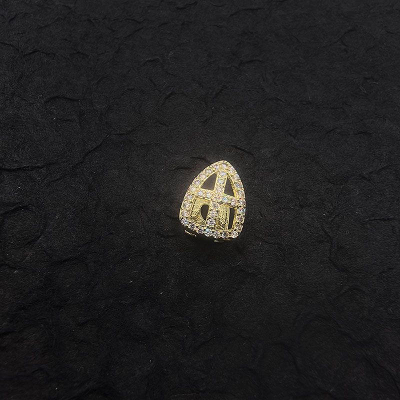 single grillz tooth cap man/woman valentine gift for her/women ice grillz mouth for men/women hip hop rapper body jewelry accessories party costume easter festival gift for girl friends