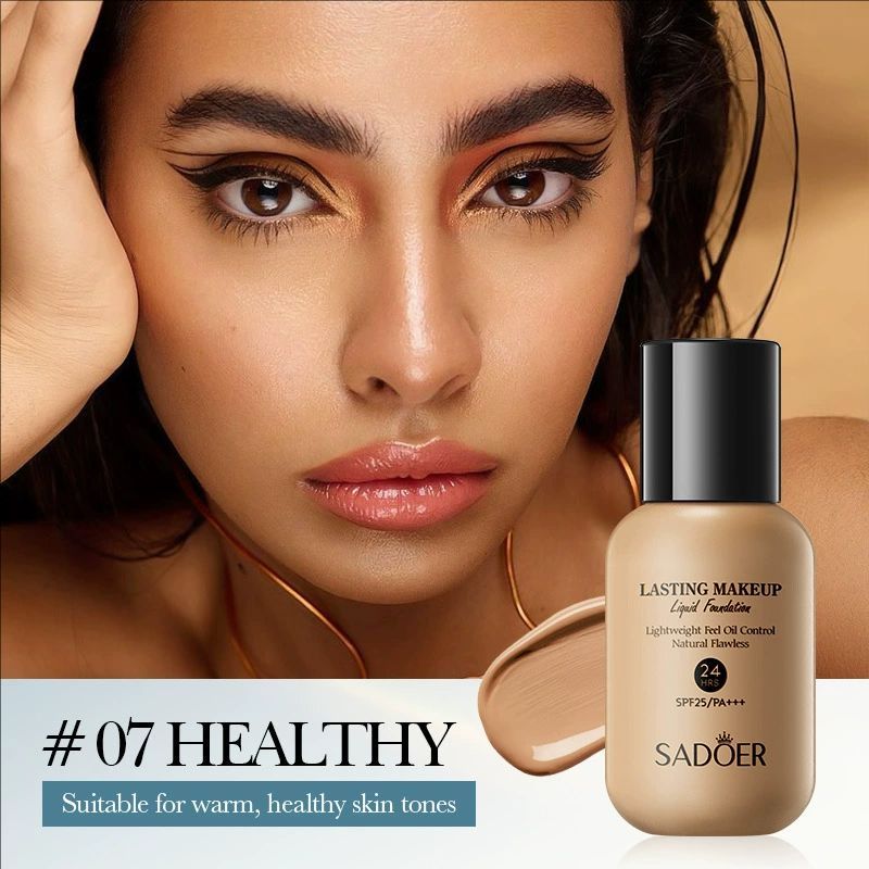 40ml SADOER Holding makeup liquid foundation natural lasting oil control is not easy to remove makeup concealer moisturizing dry skin bb cream for women moisturizing non-card powder