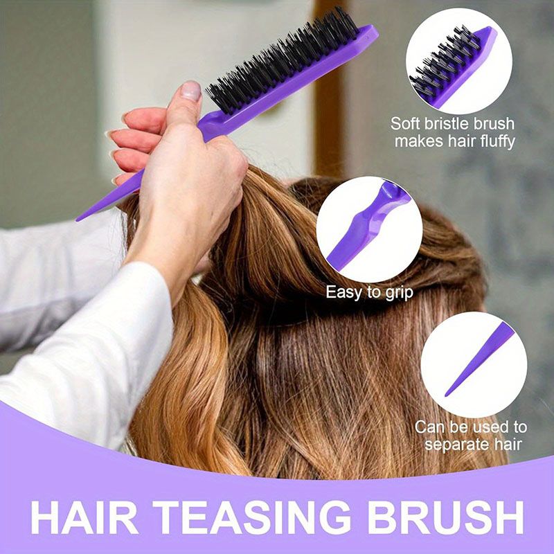 12PCS Hair Comb Set Hair Brush Hairdressing Comb Hair Styling Comb Set Curly Hair Accessories Hairpin Hair Band Wide Tooth Comb Detangling Teasing Combs Edge Rat Tail Brushes Scalp Massager Spray Bott