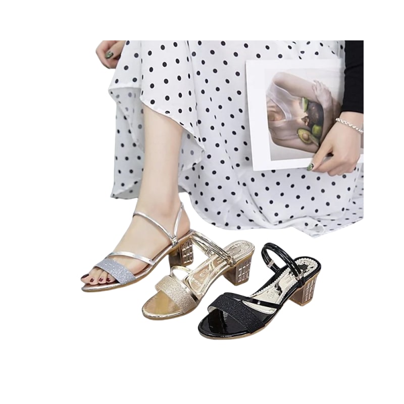 New Women's Shoes Summer Style Wedges Pumps High Heels Slip on Bling Fashion Gladiator Heels Shoes Ladies Open Shoes Sandals Silver