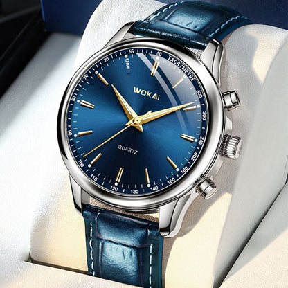 2025 Fashion Leather Watches For Men Quartz Wristwatches Sports Watch Non-Mechanical Quartz Business Watches Male Wrist Watch Leisure Belt Men's Watch Fashion Accessories