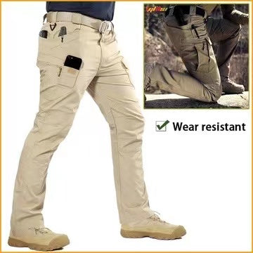 Tactical Men Pants Combat Trousers SWAT Army Military Pants Men Cargo Pants for Military Style Trousers Outdoor quick-drying pants Men's thin summer rush pants Elastic quick-drying pants Waterproof