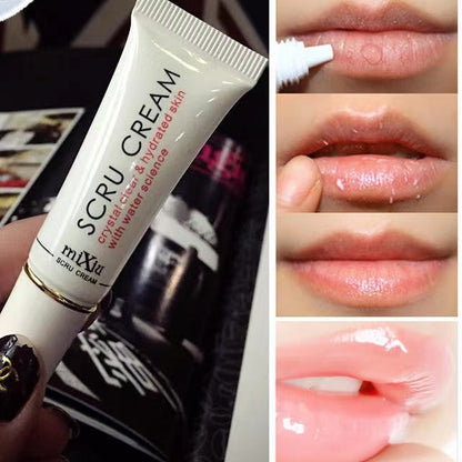 1pc Protect Lip Scrub Moisturizing Remove Dead Skin Exfoliating Anti-Aging Pink Full Lip Lightening Cream Gel