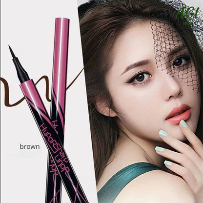 Eyeliner Pen Waterproof Long Lasting Eye Liner Pencil Quick Drying Not Bloom Natural Eyeliner Liquid Pen Cosmetic Tools Professional Makeup