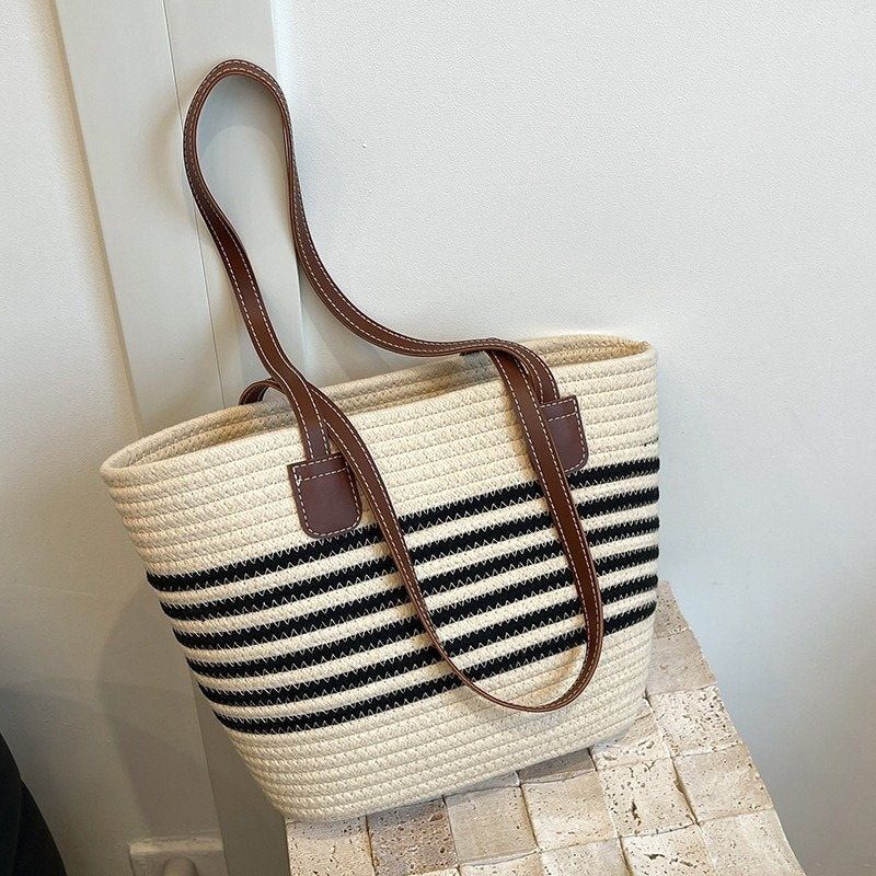 Mateamoda Open-top Canvas Tote Bag