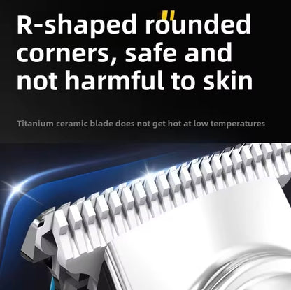 Professional Hair Clipper HighPower Motor Electric Fader Styling OilLubricated Precision Suitable Hair Cutting Balding Clippers Sculpting Razors