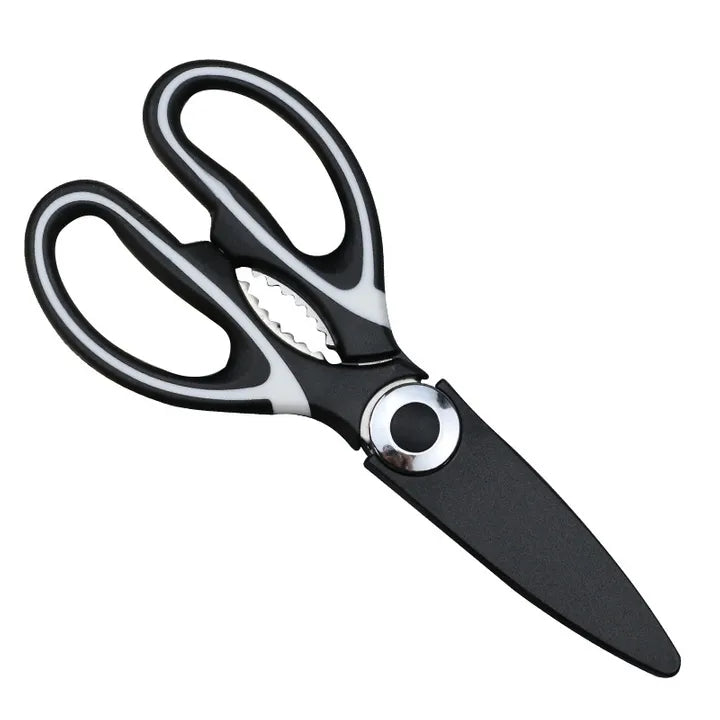 Kitchen Scissors Stainless Steel Multifunctional Kitchen Household Scissors Bone Scissors Chicken Wings Fish Killing