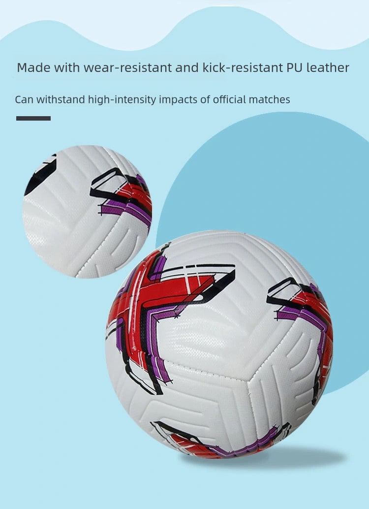 Professional FIFA UEFA Champions League Match Mens Size 5 Five Training Football Futsal Soccer Ball Sports ,air pump as a gift